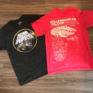 STAR WARS graphic T bundle- size medium